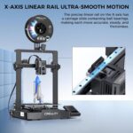 Creality Ender 3 V3 KE 3D Printer 500mm/s High-Speed Printing with Auto-Leveling, Self-Test 3D Printers Support 300℃ Printing Linear Rail on X-axis Double Fans Cooling 8.66*8.66*9.44 inch - Image 4