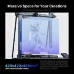 Elegoo Neptune 4 Max FDM 3D Printer 500mm/s High Speed Printing, 300°C High temperature Nozzle 420x420x480mm Largest Bed Size - Image 4